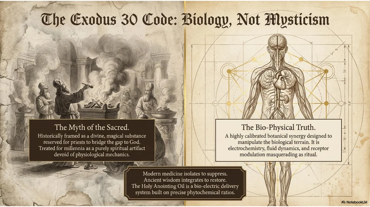 The Exodus 30 Code: Biology, Not Mysticism