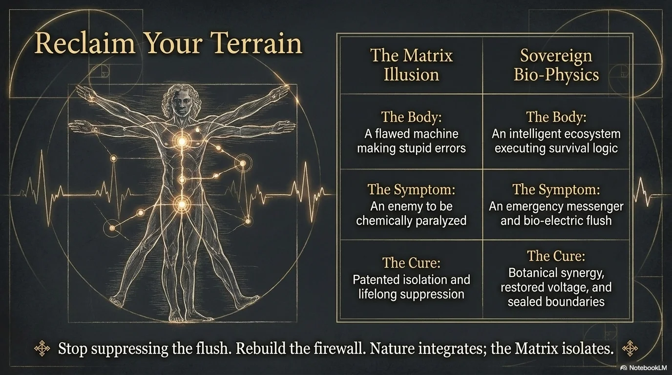 Reclaim Your Terrain — The Matrix Illusion vs Sovereign Bio-Physics
