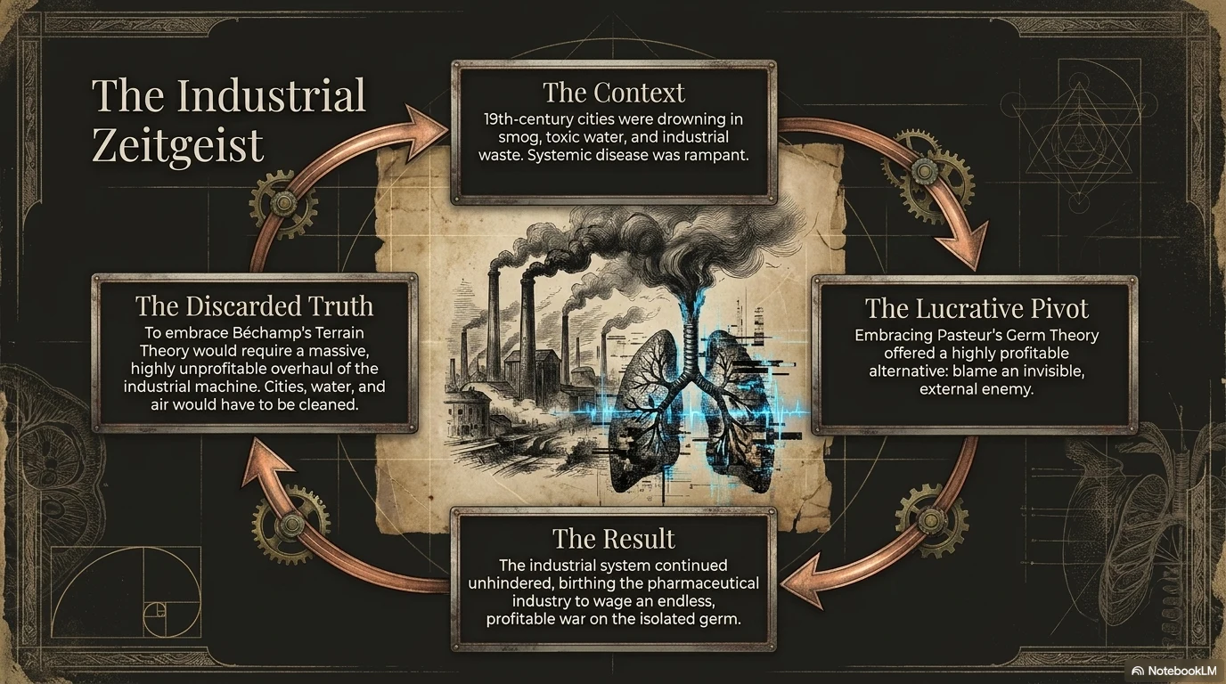 The Industrial Zeitgeist — why Pasteur's model suited the era